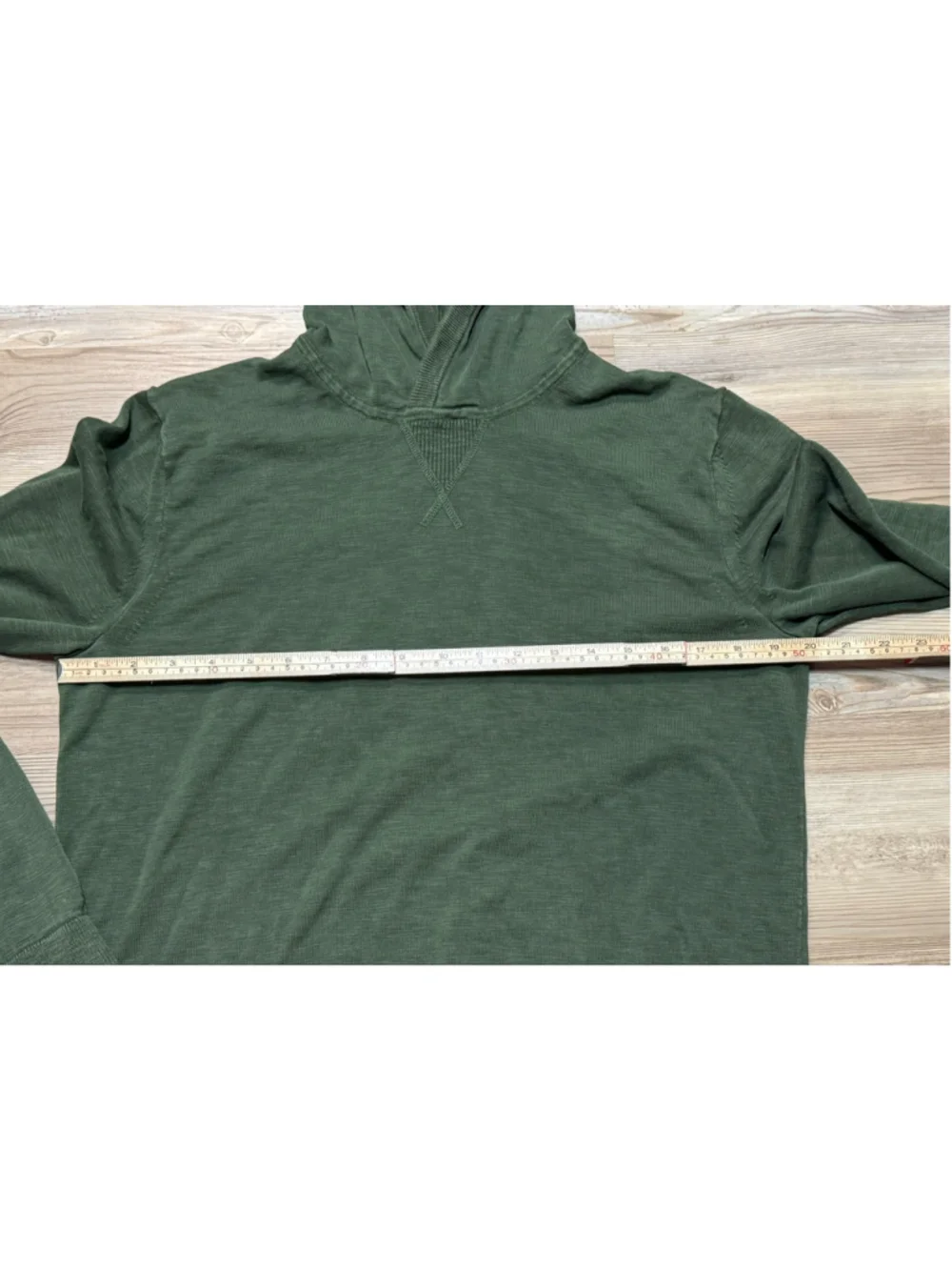 Banana Republic Green Cotton Pullover Hoodie Sweatshirt Size M